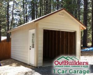Outbuilders 1 Car Garage in Bend