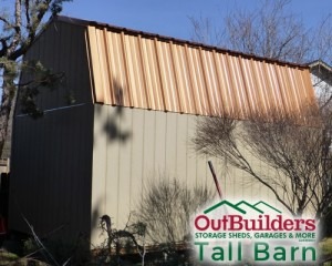 Tall Barn Copper Roof Redmond Oregon