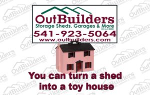 Toy house from shed