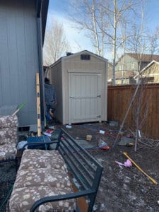 Example backyard shed redmond oregon