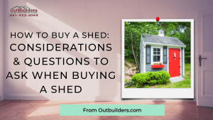 outdoor sheds