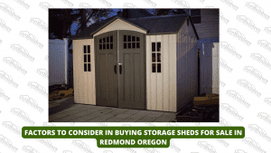 storage shed builders in central Oregon